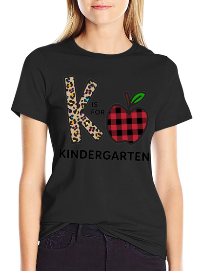 K is for Kindergarten Teacher T-Shirt