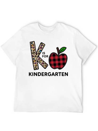 K is for Kindergarten Teacher T-Shirt