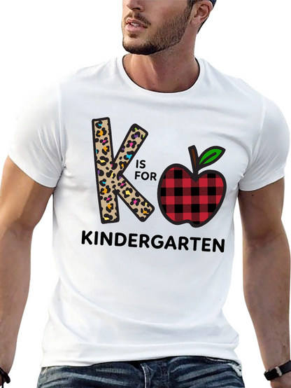 K is for Kindergarten Teacher T-Shirt