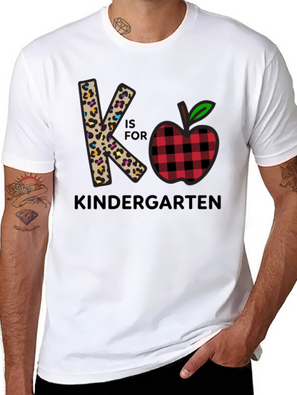 K is for Kindergarten Teacher T-Shirt