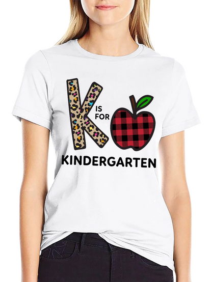 K is for Kindergarten Teacher T-Shirt
