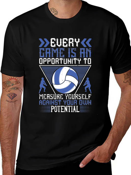 Volleyball Graphic T-Shirt - Every Game Opportunity