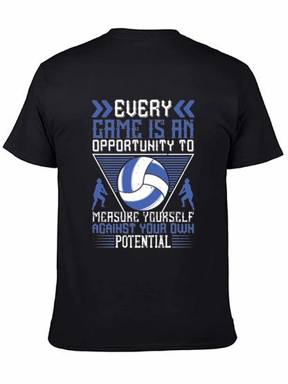 Volleyball Graphic T-Shirt - Every Game Opportunity