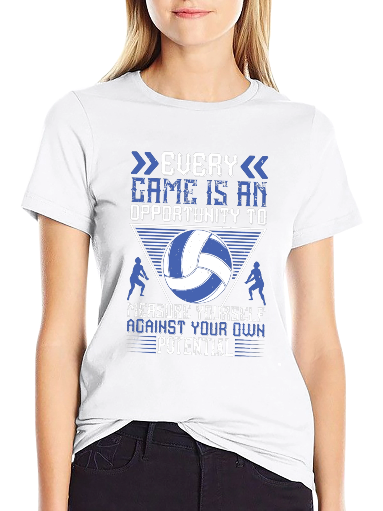 Volleyball Graphic T-Shirt - Every Game Opportunity