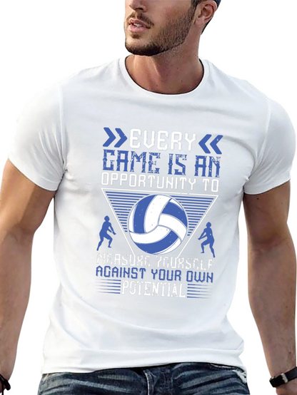 Volleyball Graphic T-Shirt - Every Game Opportunity