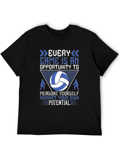 Volleyball Graphic T-Shirt - Every Game Opportunity