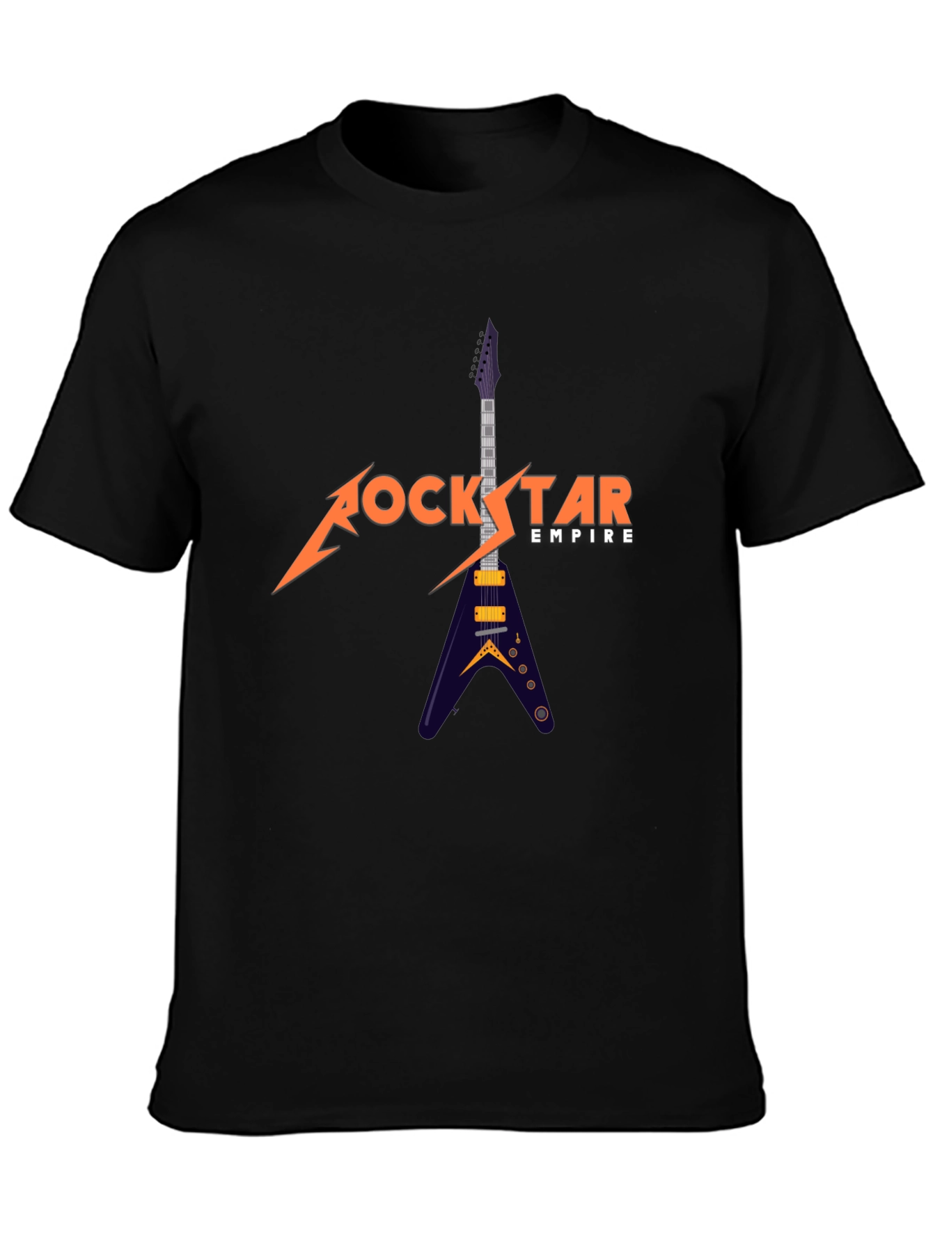 Rockstar Empire Black Graphic Tee
