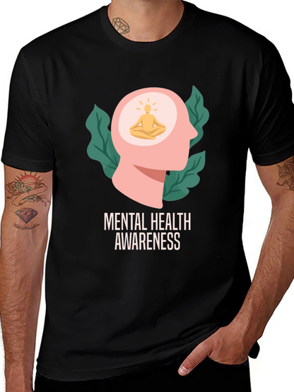Mental Health Awareness T-Shirt - Meditating Mind Tee