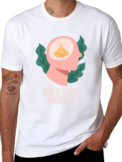 Mental Health Awareness T-Shirt - Meditating Mind Tee