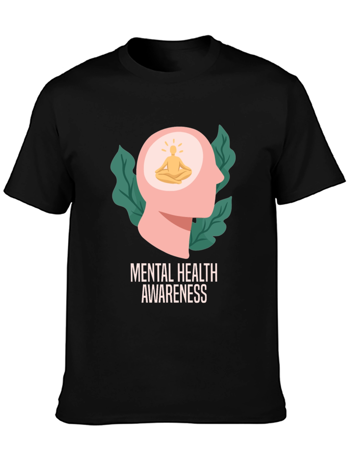 Mental Health Awareness T-Shirt - Meditating Mind Tee