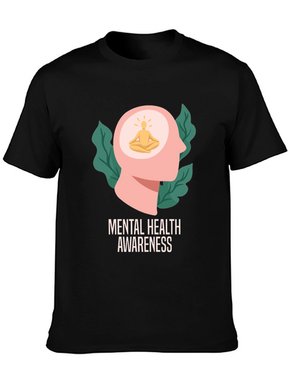 Mental Health Awareness T-Shirt - Meditating Mind Tee