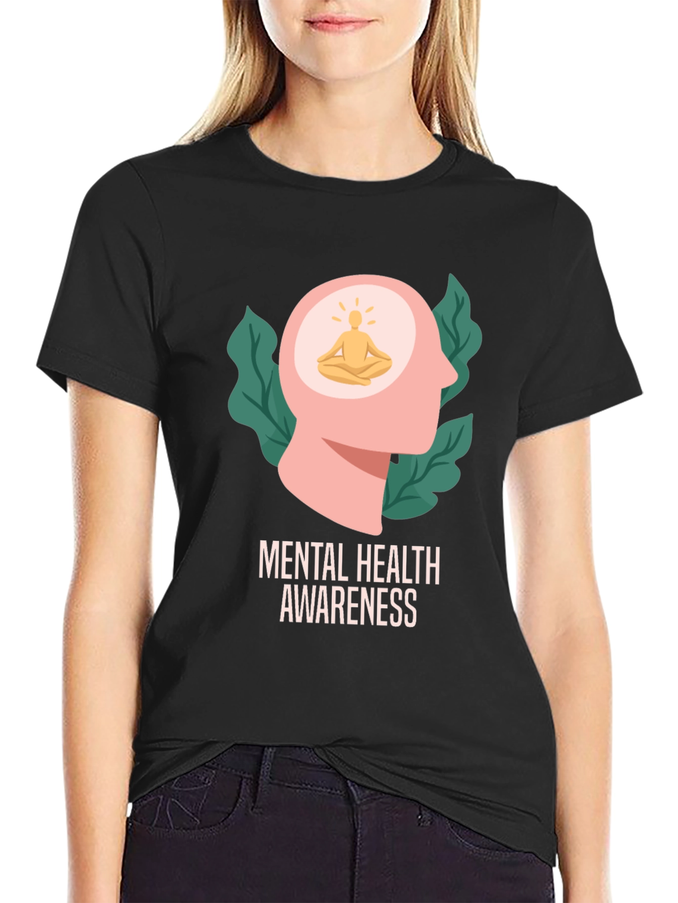Mental Health Awareness T-Shirt - Meditating Mind Tee