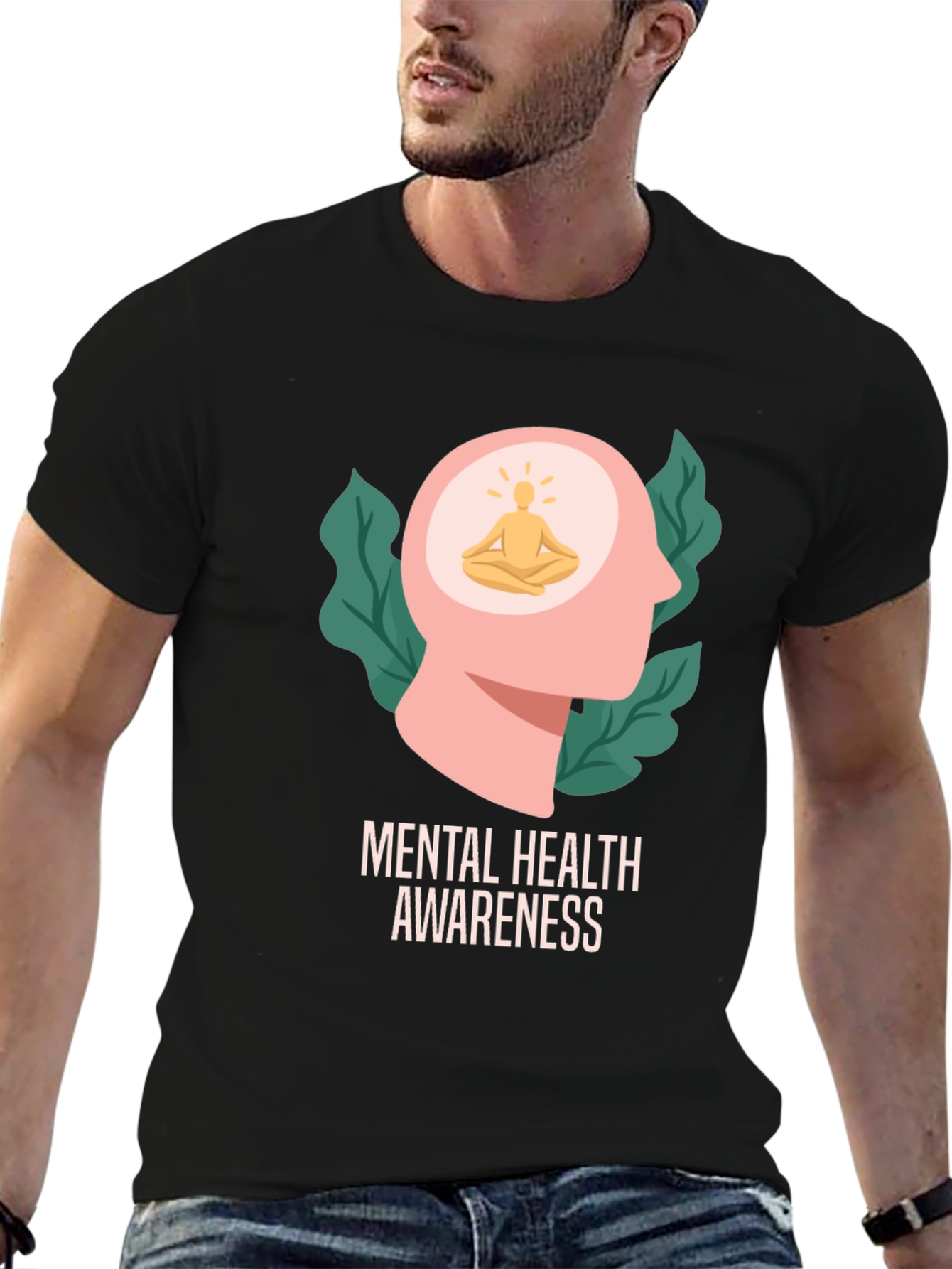Mental Health Awareness T-Shirt - Meditating Mind Tee