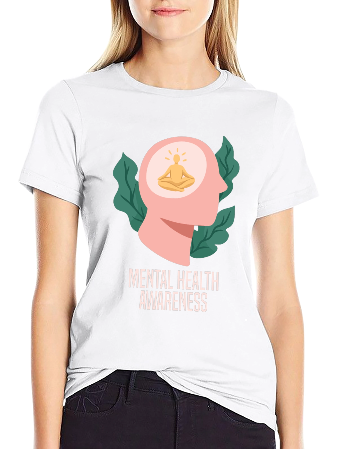 Mental Health Awareness T-Shirt - Meditating Mind Tee