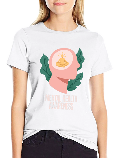 Mental Health Awareness T-Shirt - Meditating Mind Tee