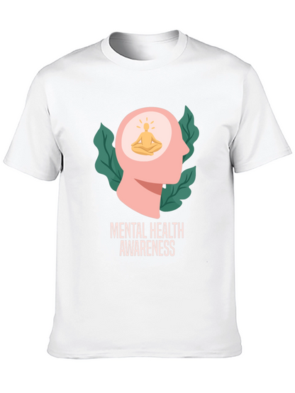 Mental Health Awareness T-Shirt - Meditating Mind Tee