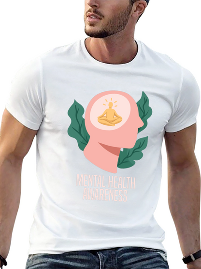 Mental Health Awareness T-Shirt - Meditating Mind Tee