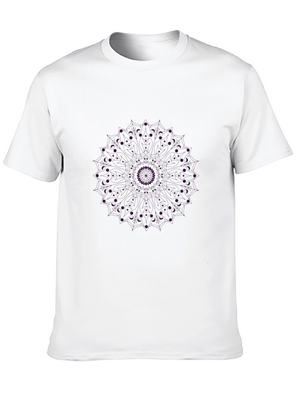 Black Mandala Graphic Tee - Unique Design