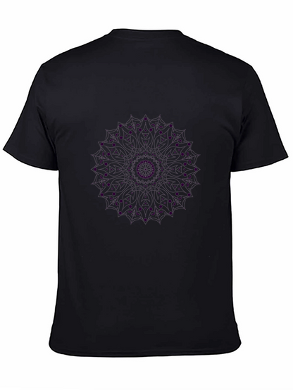 Black Mandala Graphic Tee - Unique Design