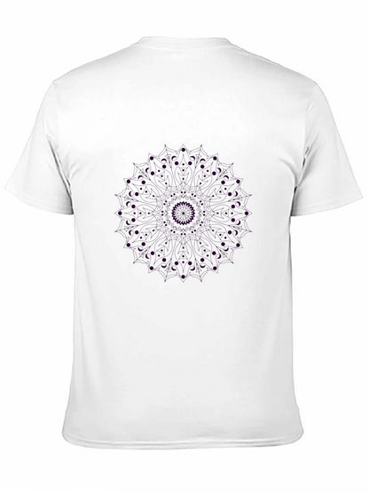Black Mandala Graphic Tee - Unique Design