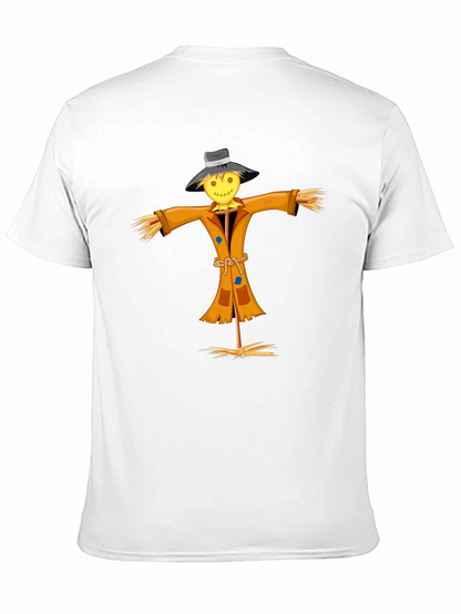 Scarecrow Graphic Tee - Unique Halloween Shirt