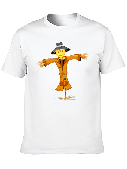 Scarecrow Graphic Tee - Unique Halloween Shirt