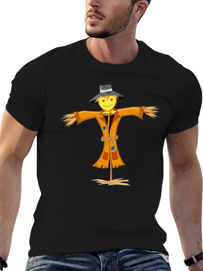 Scarecrow Graphic Tee - Unique Halloween Shirt