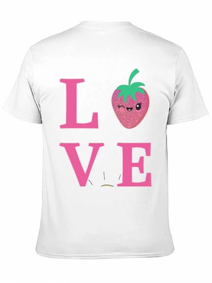 Love Strawberry Graphic T-Shirt