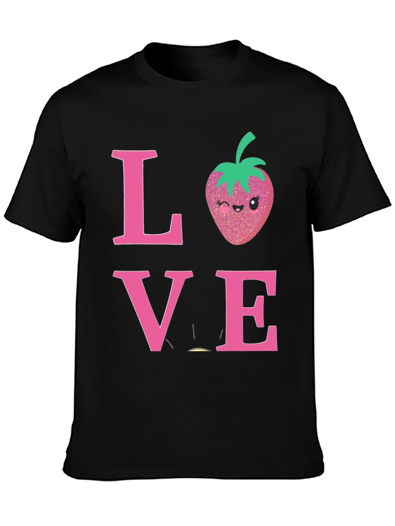 Love Strawberry Graphic T-Shirt