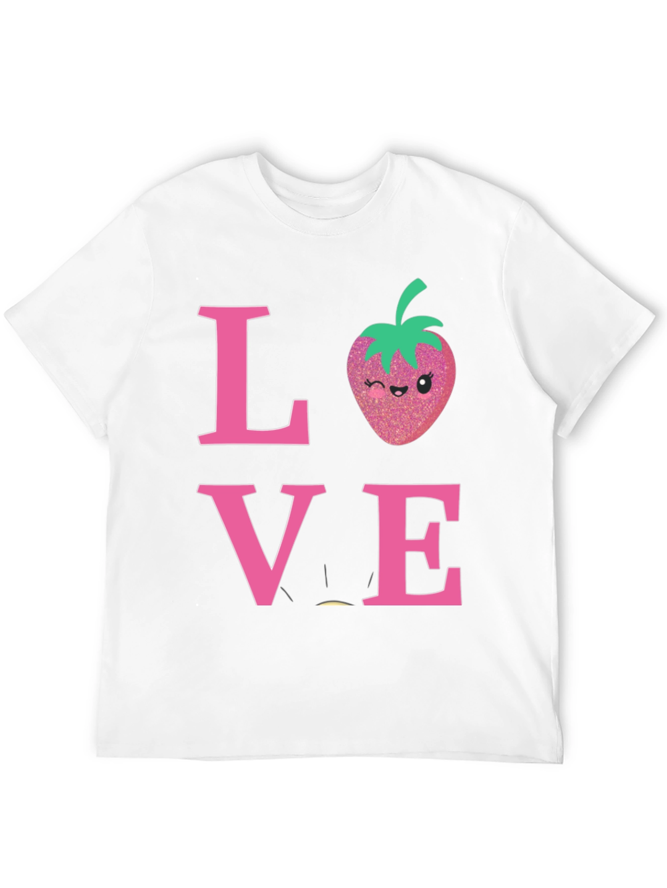 Love Strawberry Graphic T-Shirt