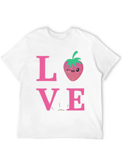 Love Strawberry Graphic T-Shirt