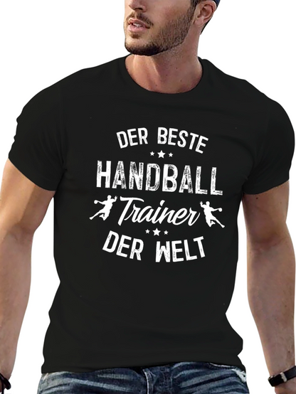 Handball Trainer T-Shirt - Der Beste Der Welt
