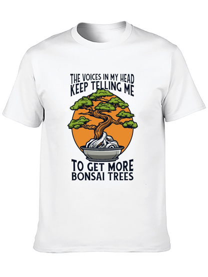 Bonsai Tree Graphic Tee - Humorous Design