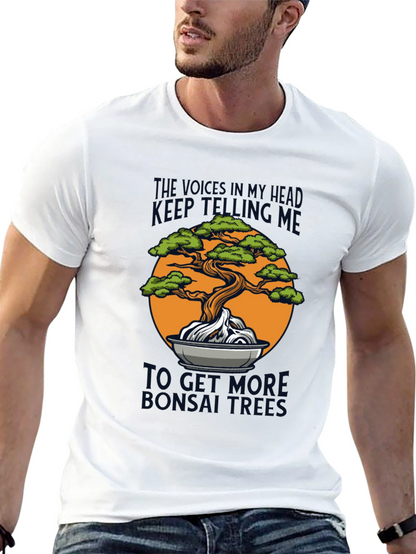 Bonsai Tree Graphic Tee - Humorous Design