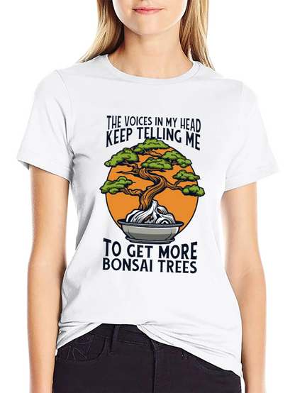 Bonsai Tree Graphic Tee - Humorous Design