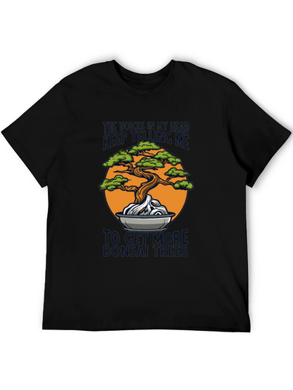 Bonsai Tree Graphic Tee - Humorous Design