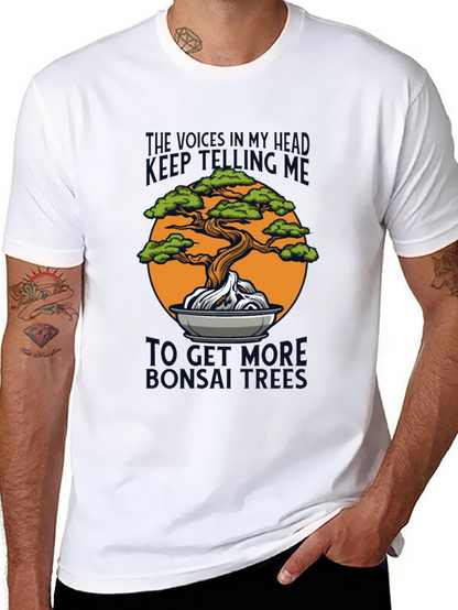 Bonsai Tree Graphic Tee - Humorous Design