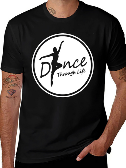 Dance Through Life Black Graphic Tee