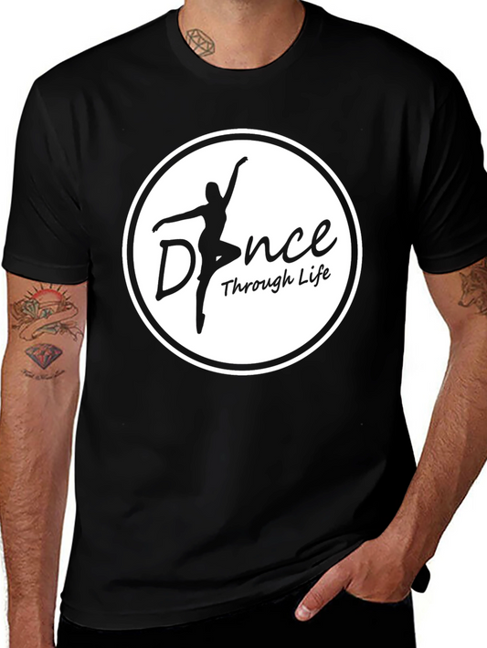 Dance Through Life Black Graphic Tee
