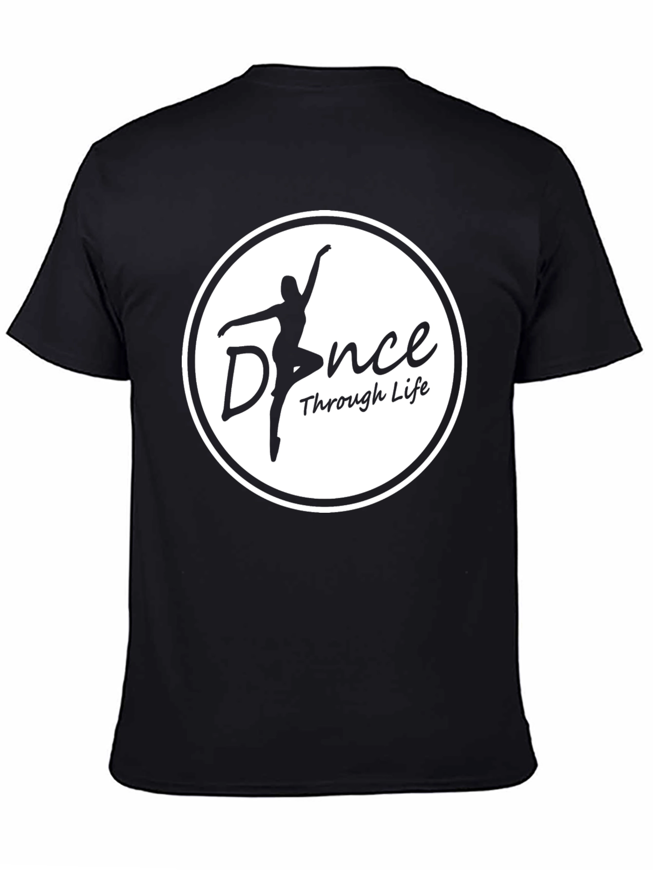 Dance Through Life Black Graphic Tee