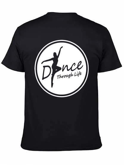 Dance Through Life Black Graphic Tee