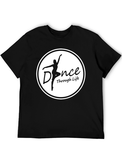 Dance Through Life Black Graphic Tee