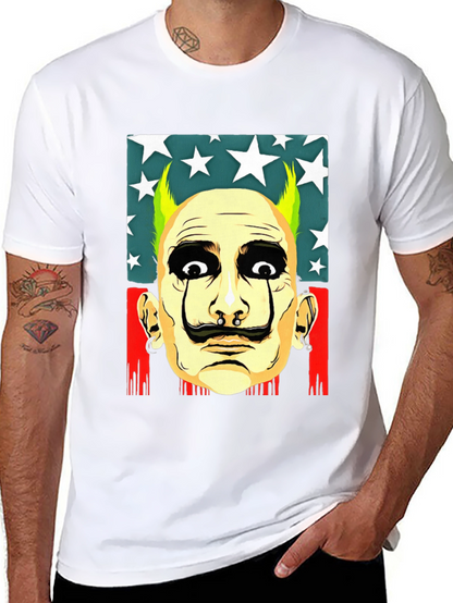 Salvador Dali Style Graphic Print Tee