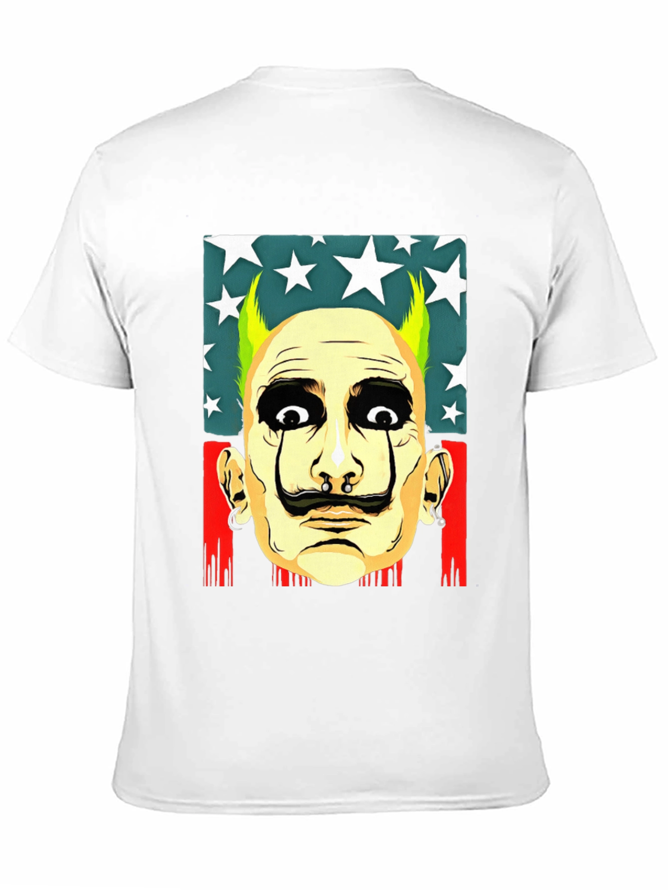 Salvador Dali Style Graphic Print Tee