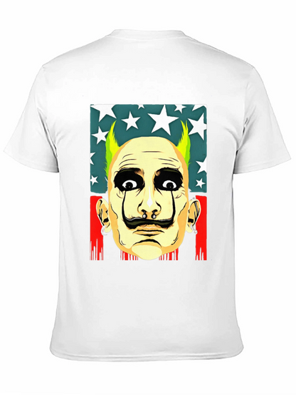 Salvador Dali Style Graphic Print Tee