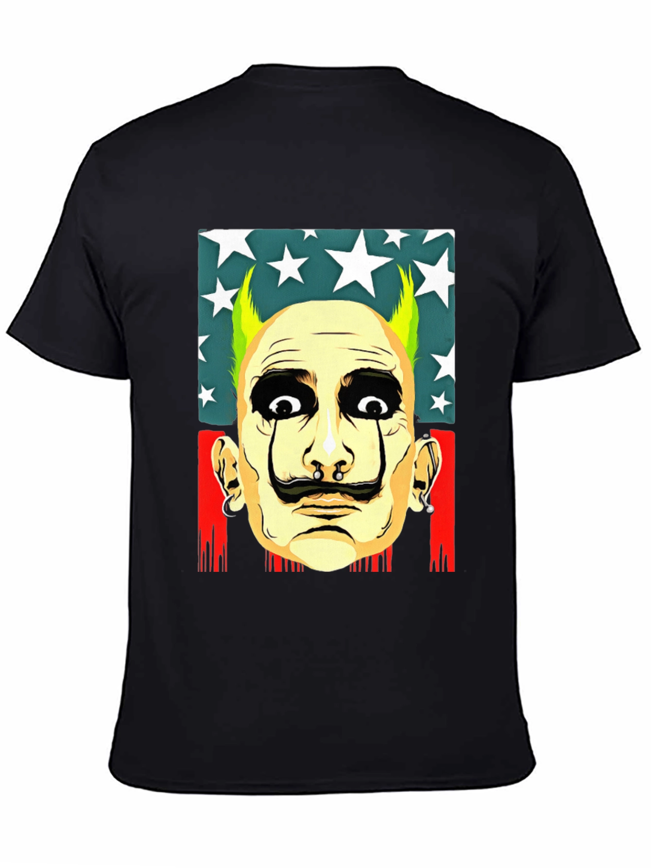 Salvador Dali Style Graphic Print Tee