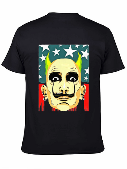 Salvador Dali Style Graphic Print Tee