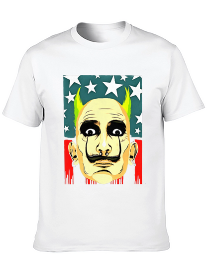 Salvador Dali Style Graphic Print Tee