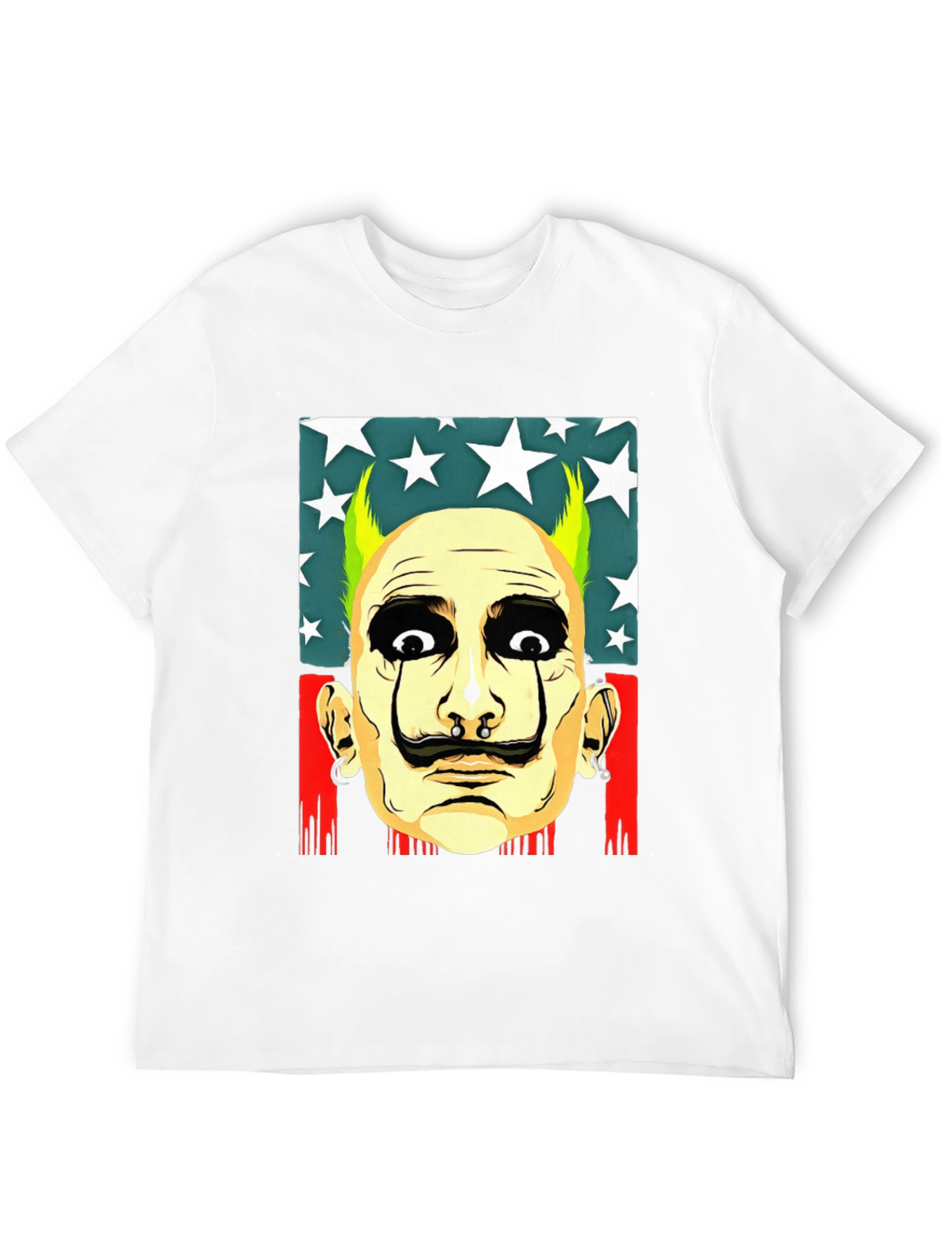 Salvador Dali Style Graphic Print Tee