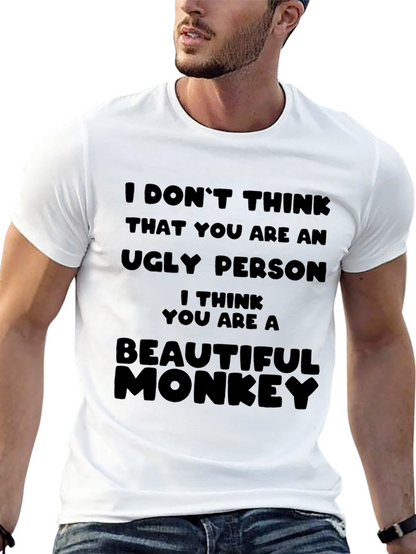 Funny Monkey Graphic T-Shirt